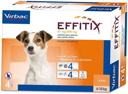 Effitix Spot On pipettes antiparasitaires chien