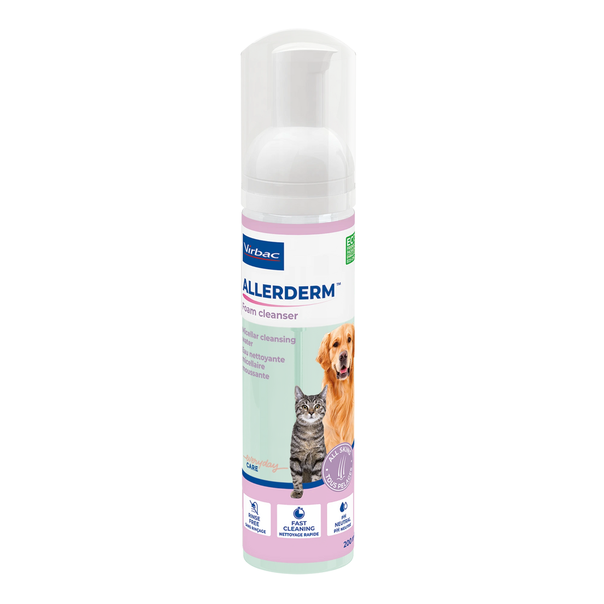 Allerderm Foam chat, chien