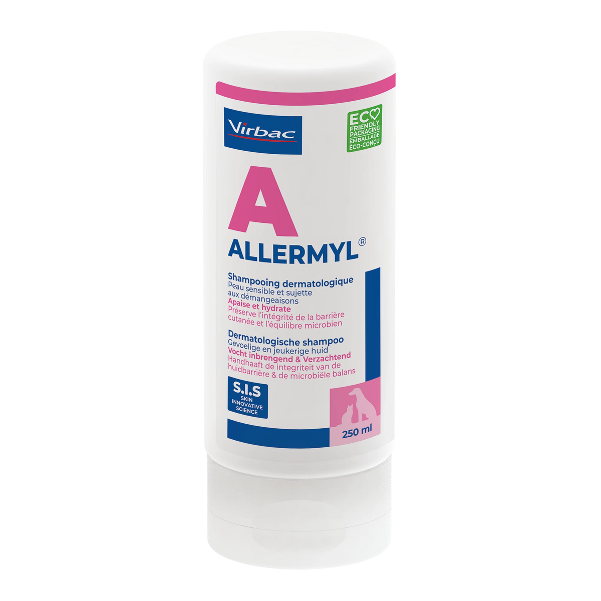 Allermyl shampoing dermatologique chien, chat