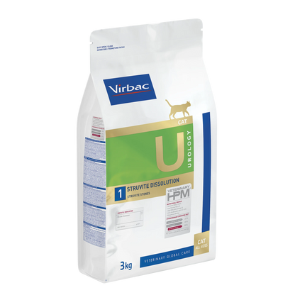 Virbac Veterinary HPM Diététique Urology Struvite Dissolution - croquettes chat