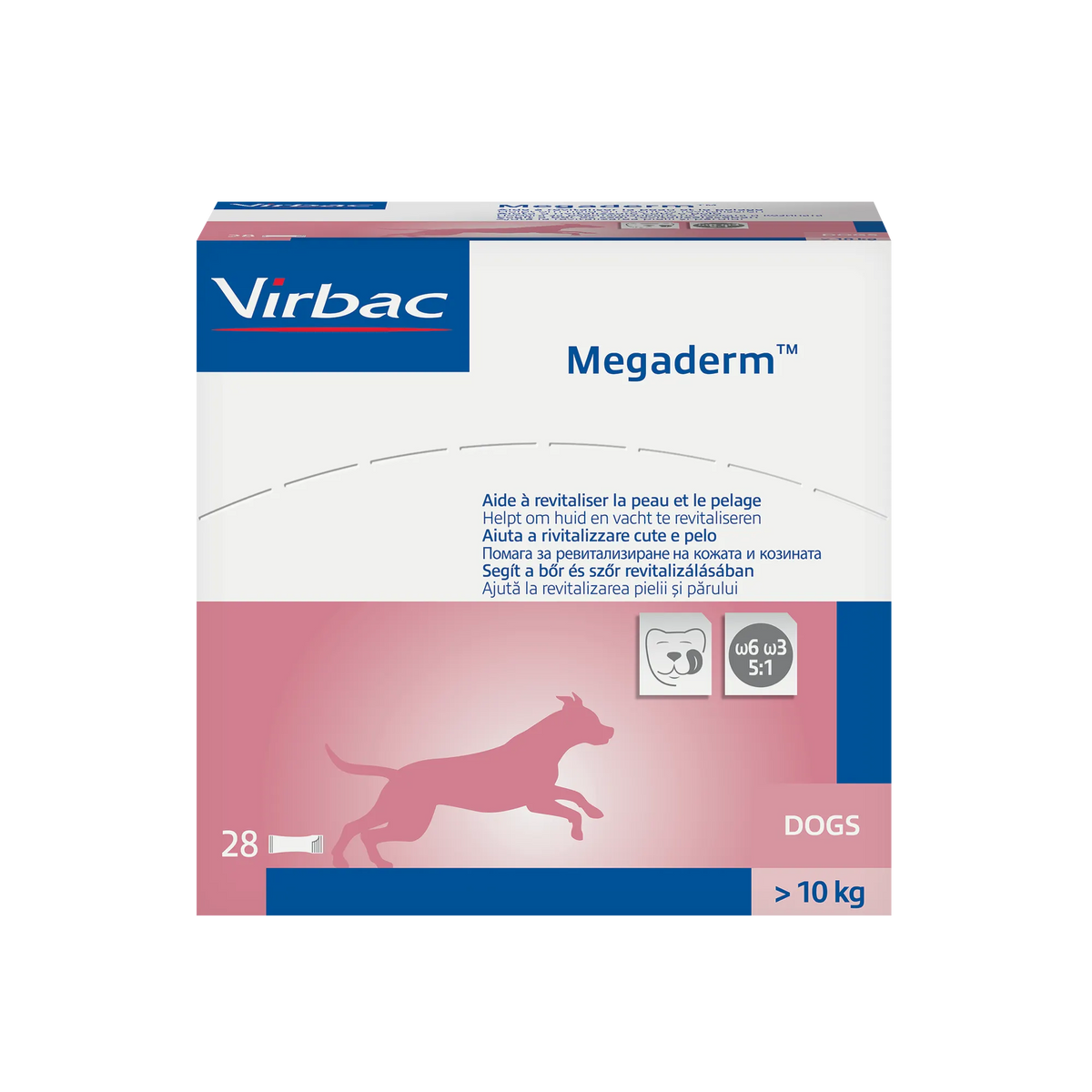Megaderm® aliment complémentaire pour la peau chat, chien