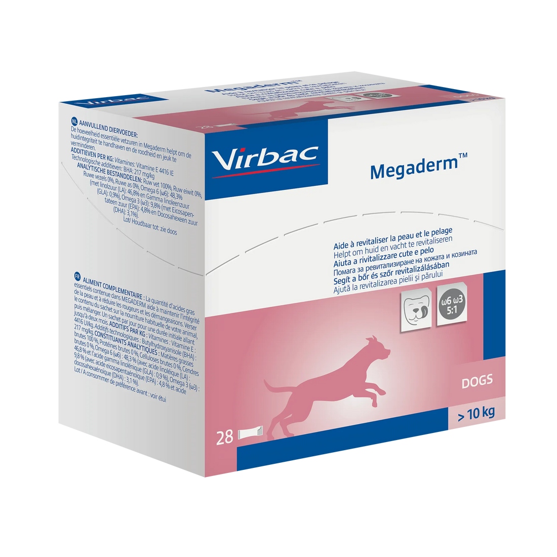Megaderm® aliment complémentaire pour la peau chat, chien