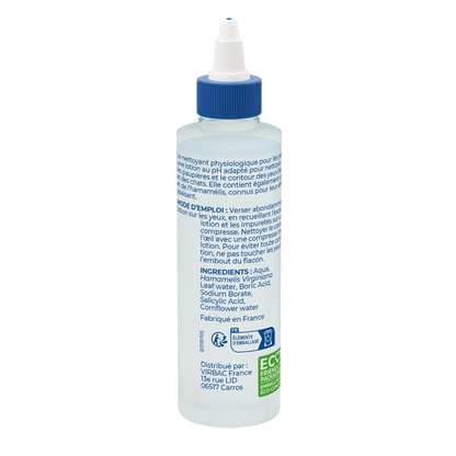 Nettoyant physiologique pour les yeux chien, chat
