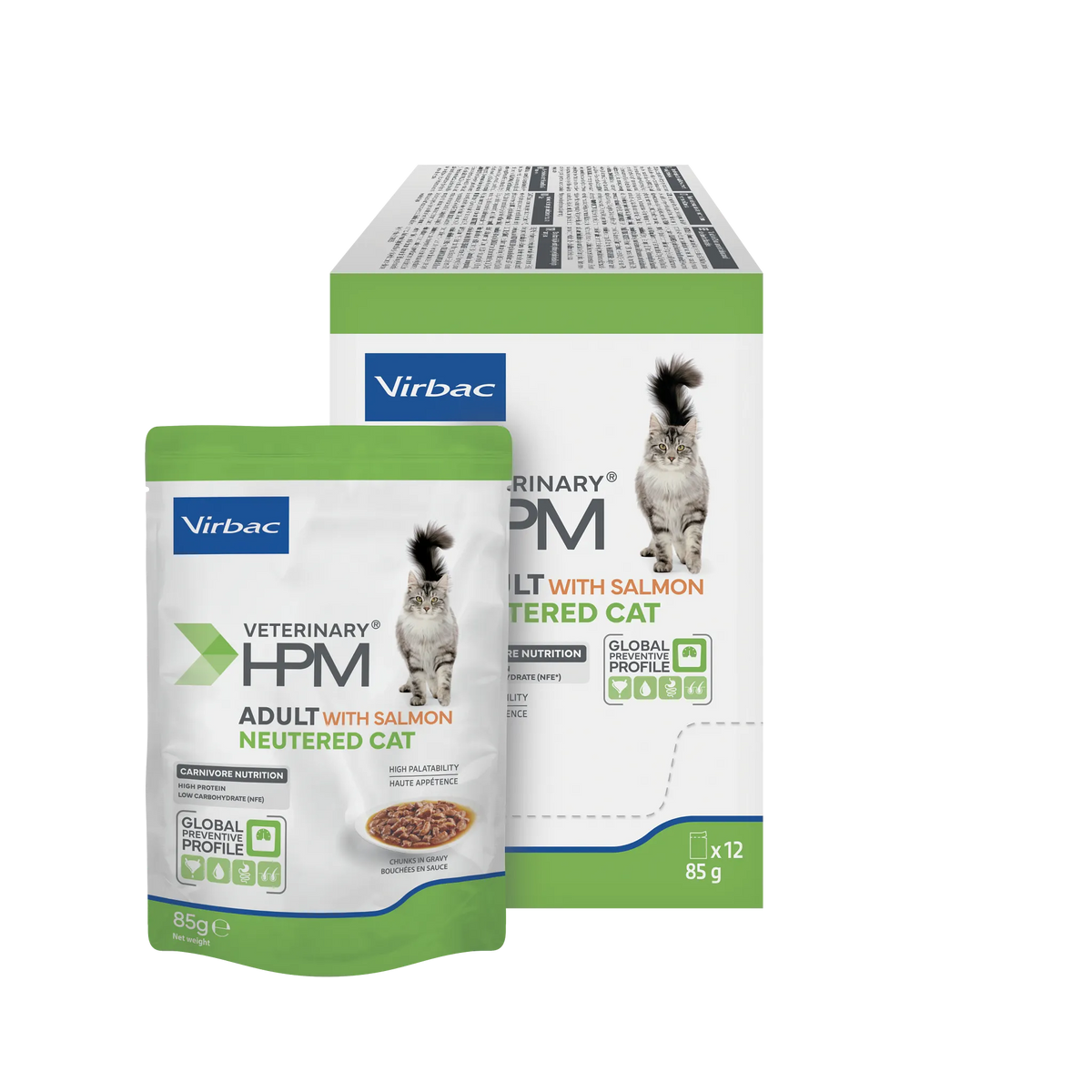 Virbac Veterinary HPM Physiologique Adult Neutered Cat Sterilise - pâtée chat