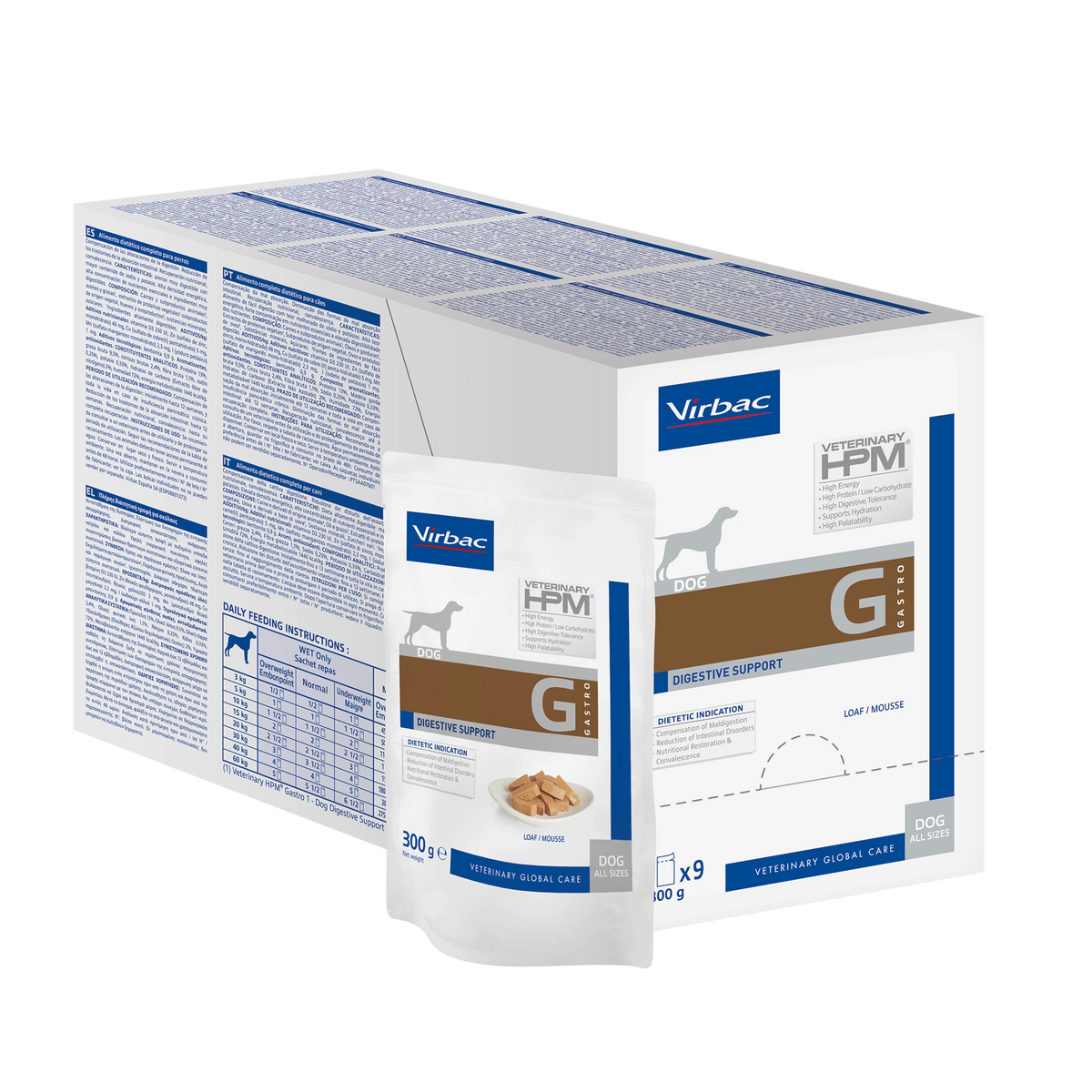 Virbac Veterinary HPM Digestive Support - pâtée chien