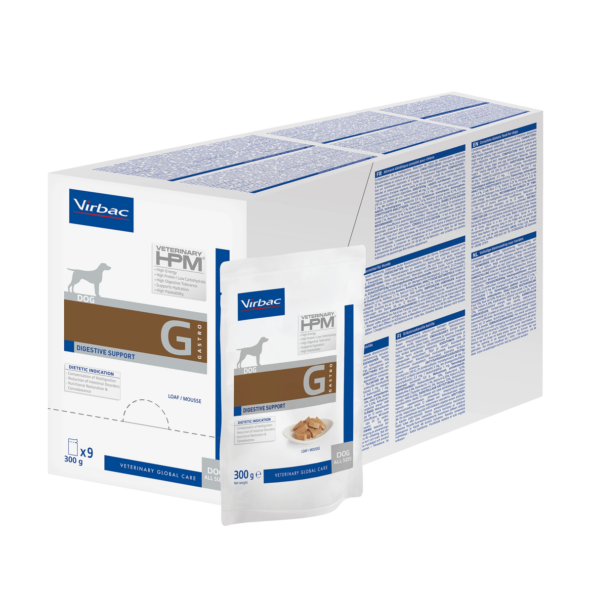 Virbac Veterinary HPM Digestive Support - pâtée chien