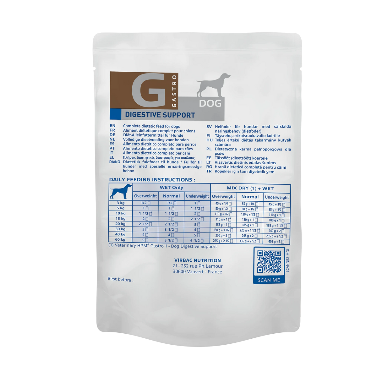 Virbac Veterinary HPM Digestive Support - pâtée chien