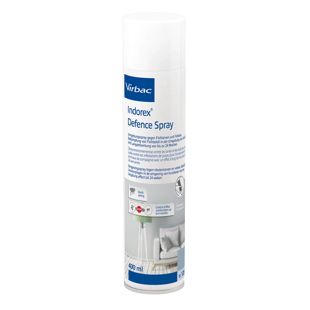 Indorex® Defence Spray Virbac anti-puces pour l&