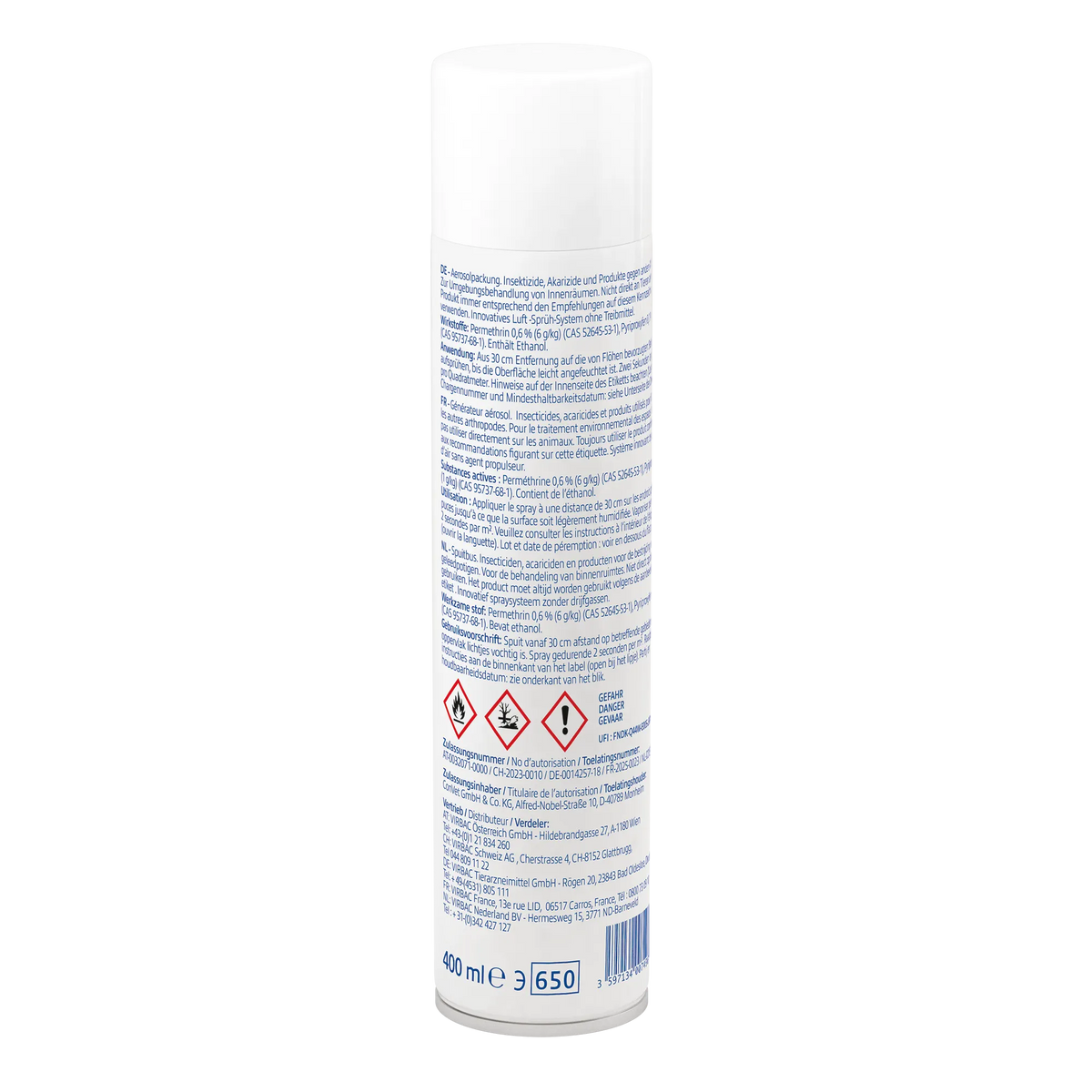 Indorex® Defence Spray Virbac anti-puces pour l&