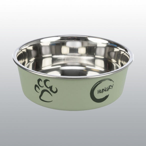Gamelle inox avec motif de Pattes