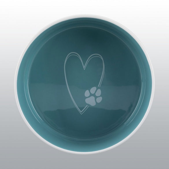 Gamelle céramique Bleu crème pour chien