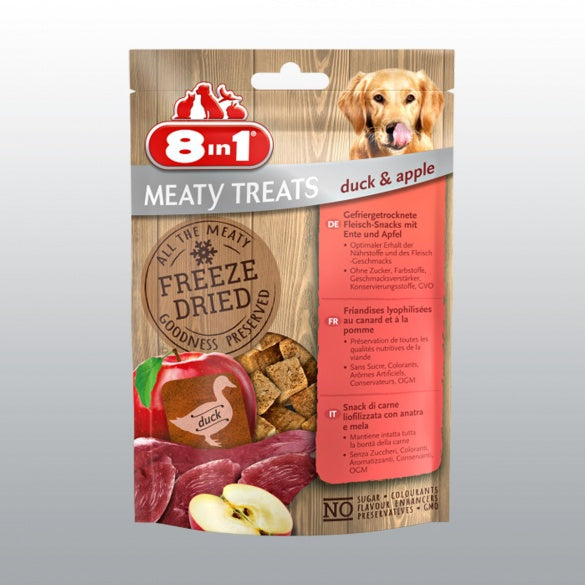 Friandises au canard chien