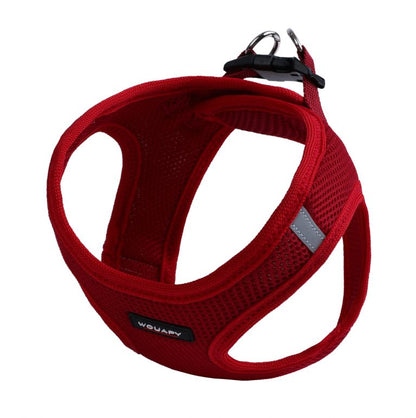 Harnais Soft rouge chien