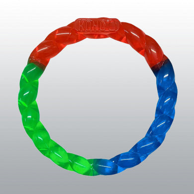 Jouet Kong Twistz Ring chien