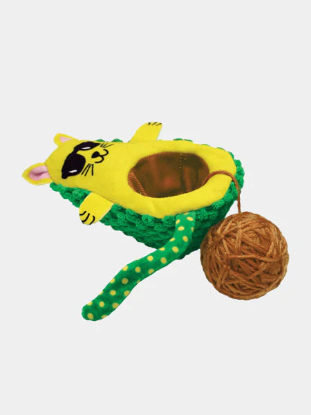 Jouet Kong Wrangler Avocato chat