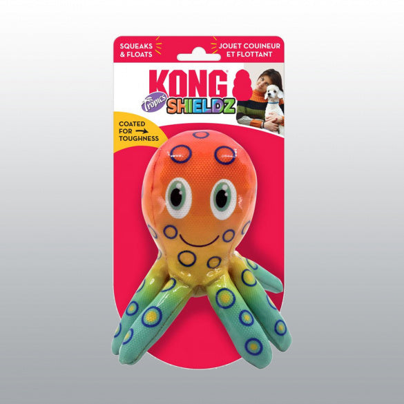 Jouet flottant Kong Shieldz Octopus chien
