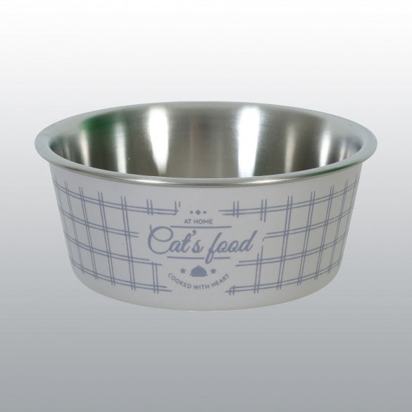 Gamelle antidérapante inox 400 ml pour chat