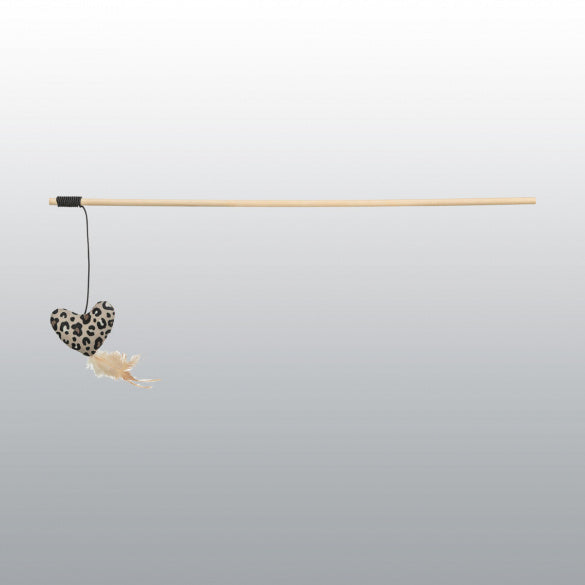 Canne  à pêche Coeur Leo chat