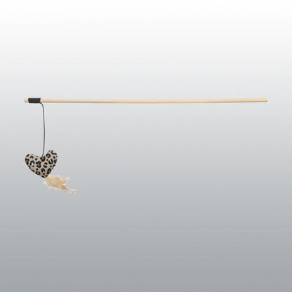 Canne  à pêche Coeur Leo chat