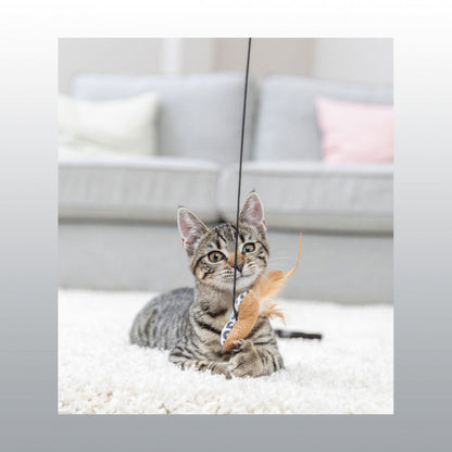 Canne  à pêche Coeur Leo chat