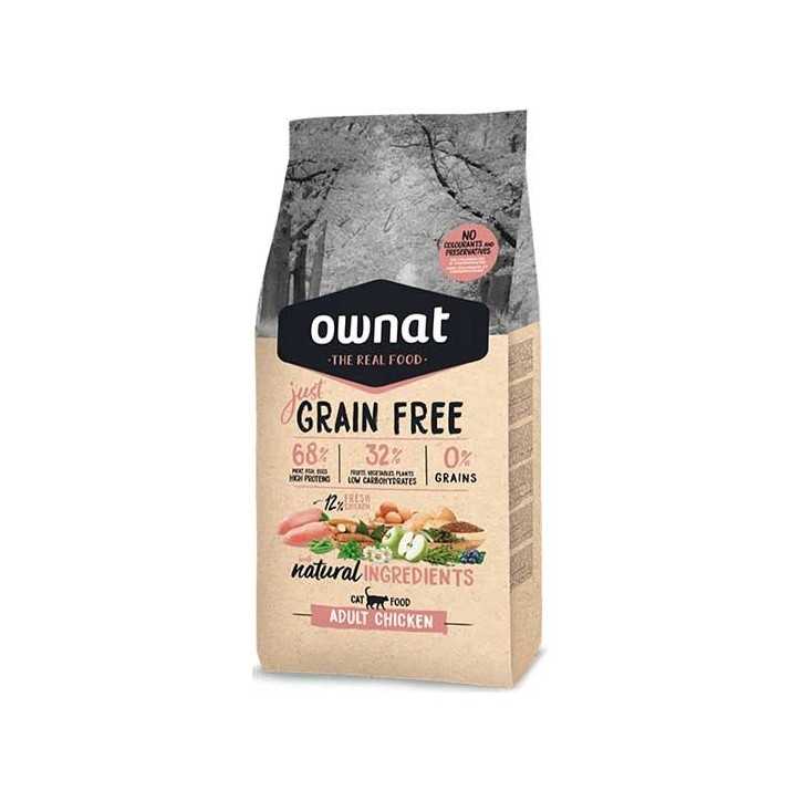 Ownat Just Adult au poulet - croquettes chat