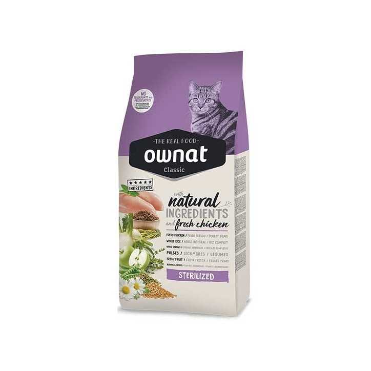 Ownat Classic Sterilized - croquettes chat