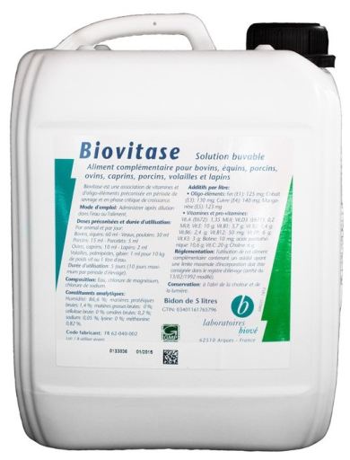 Biovitase rongeur, poules