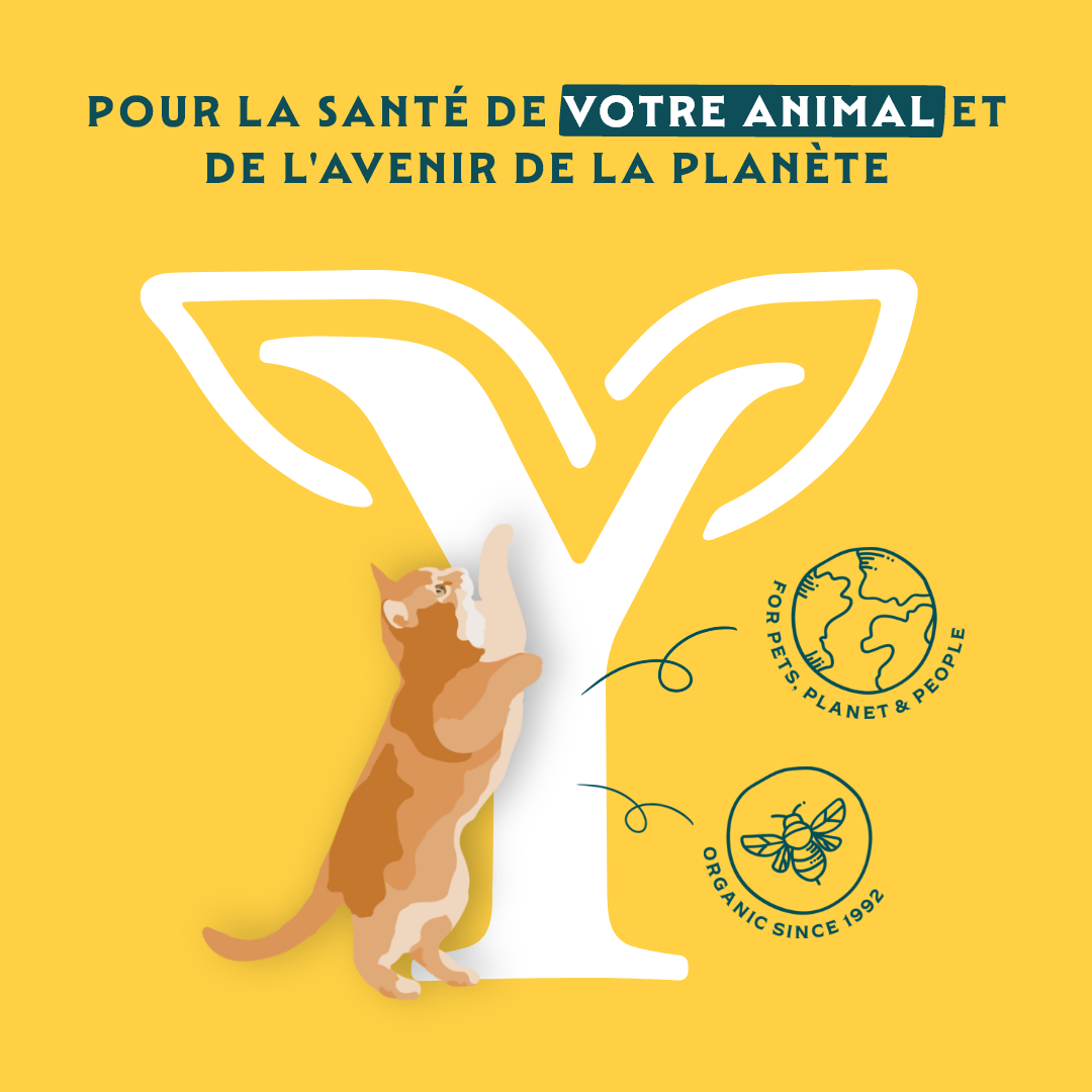 Yarrah bouchées bio sans céréales - pâtée chat
