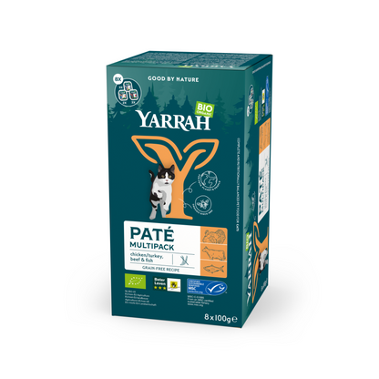 Yarrah multi-pack bio - pâtée chat