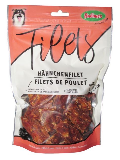 Filets de poulet sans gluten chien