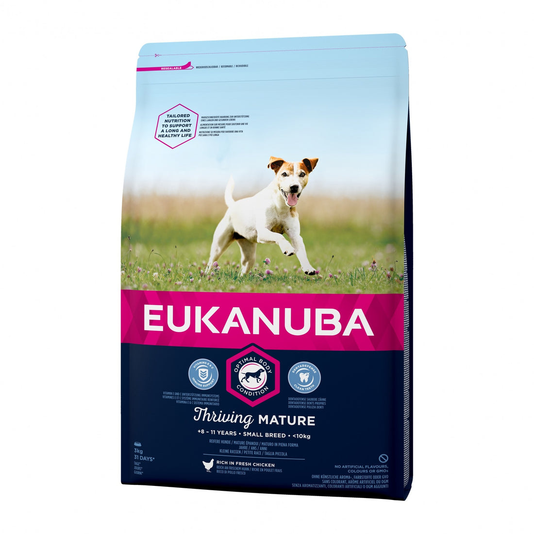 Eukanuba Thriving Mature Small Breed au poulet - croquettes chien