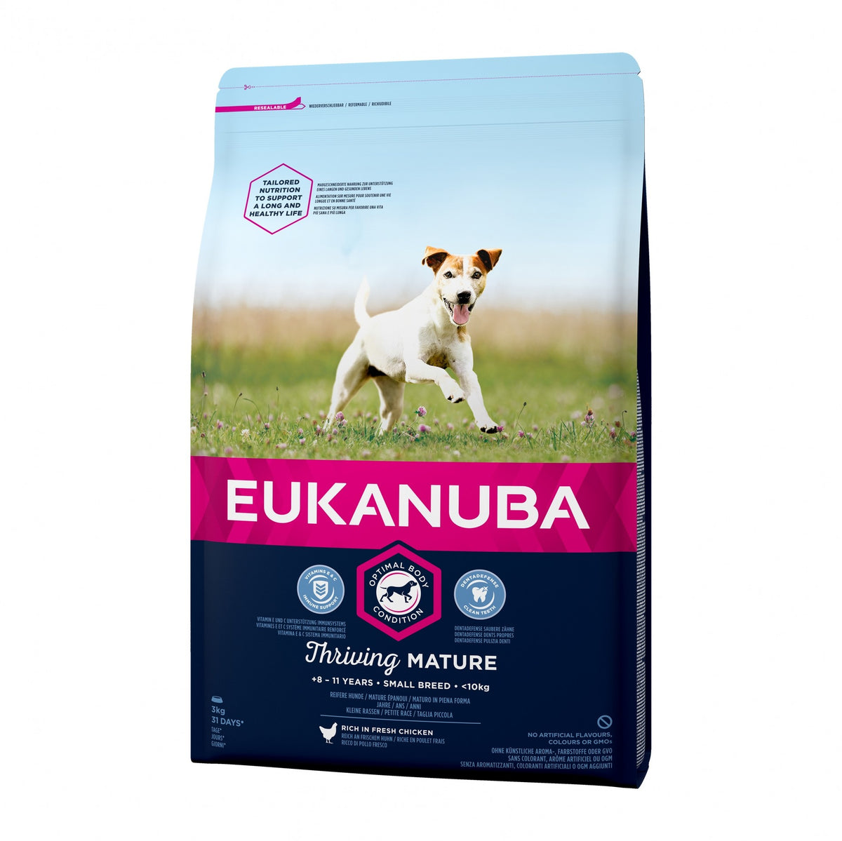 Eukanuba Thriving Mature Small Breed au poulet - croquettes chien