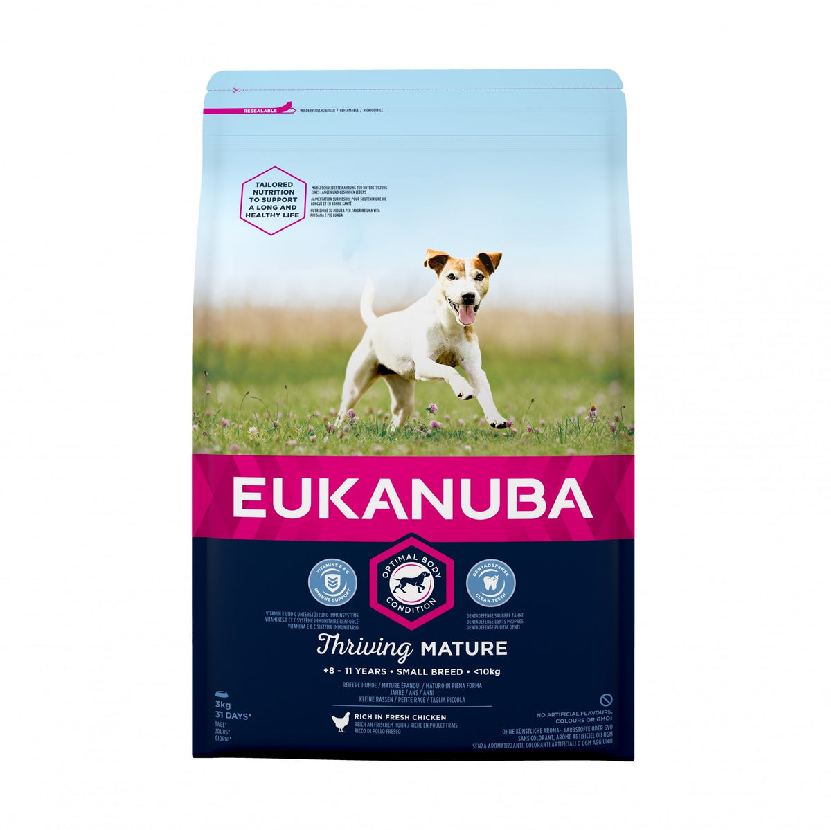 Eukanuba Thriving Mature Small Breed au poulet - croquettes chien