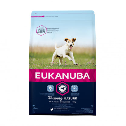 Eukanuba Thriving Mature Small Breed au poulet - croquettes chien