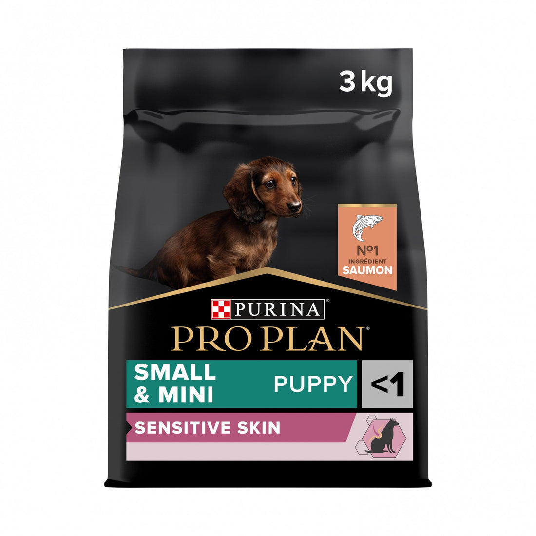 Pro Plan Sensitive Skin Small &amp; Mini Puppy au saumon - croquettes chiot