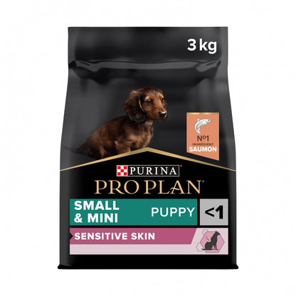 Pro Plan Sensitive Skin Small &amp; Mini Puppy au saumon - croquettes chiot