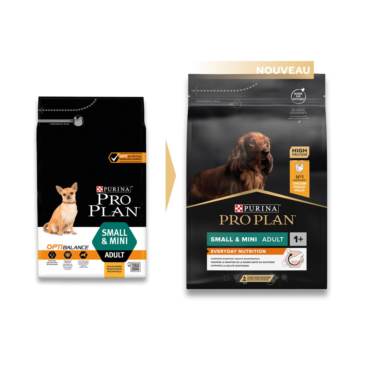Pro Plan Everyday Nutrition Small &amp; Mini Adult au poulet - croquettes chien