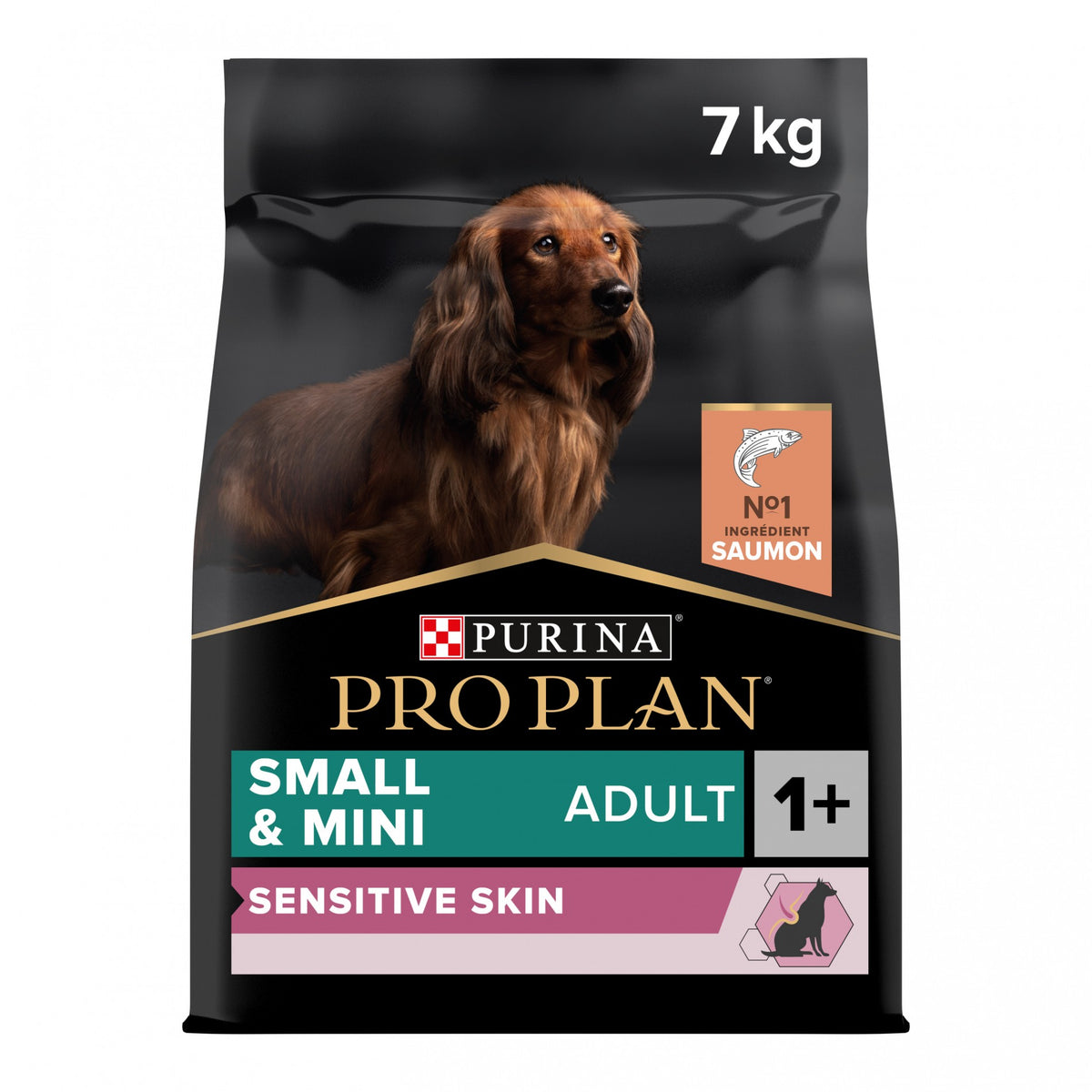 Pro Plan Sensitive Skin Small &amp; Mini Adult au saumon - croquettes chien