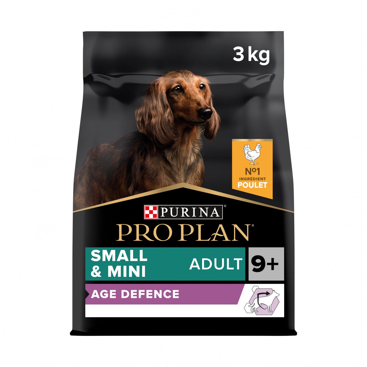 Pro Plan Age Defence Small &amp; Mini Adult au poulet - croquettes chien