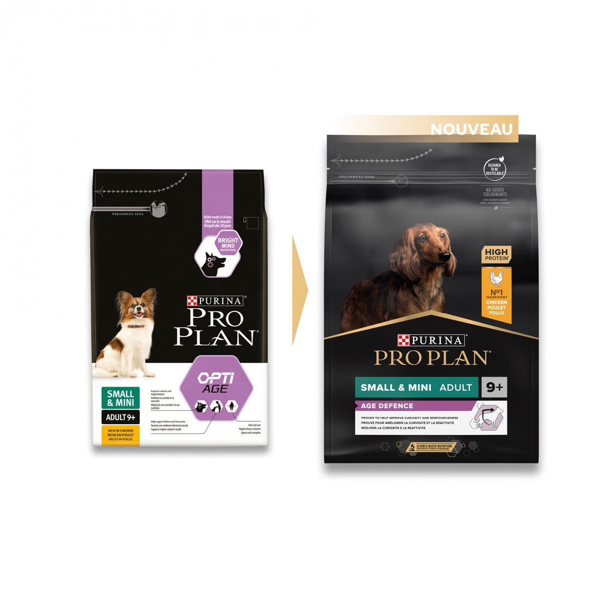Pro Plan Age Defence Small &amp; Mini Adult au poulet - croquettes chien