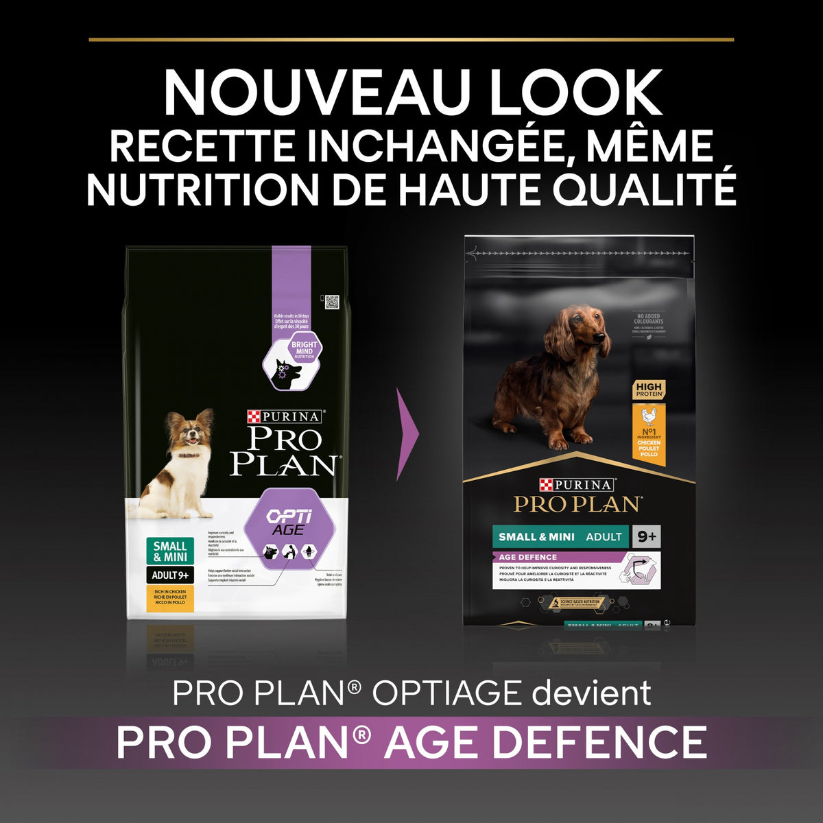 Pro Plan Age Defence Small &amp; Mini Adult au poulet - croquettes chien