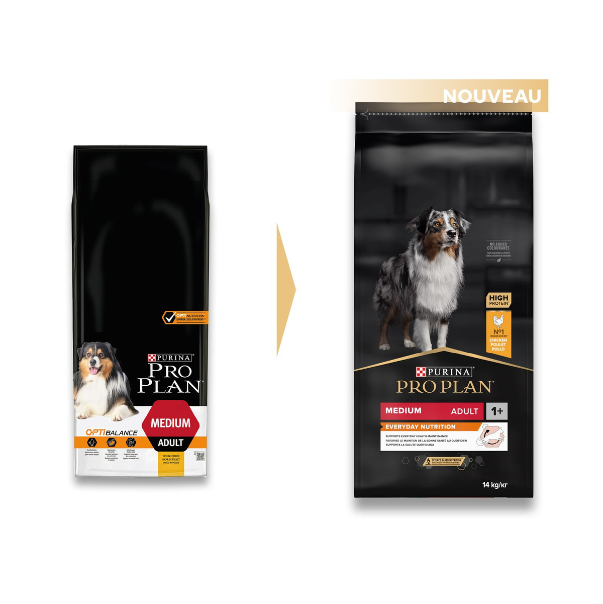 Pro Plan Everyday Nutrition Medium Adult au poulet - croquettes chien