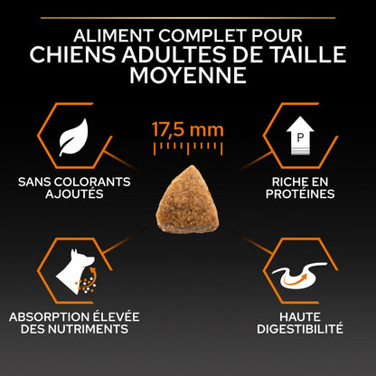 Pro Plan Everyday Nutrition Medium Adult au poulet - croquettes chien