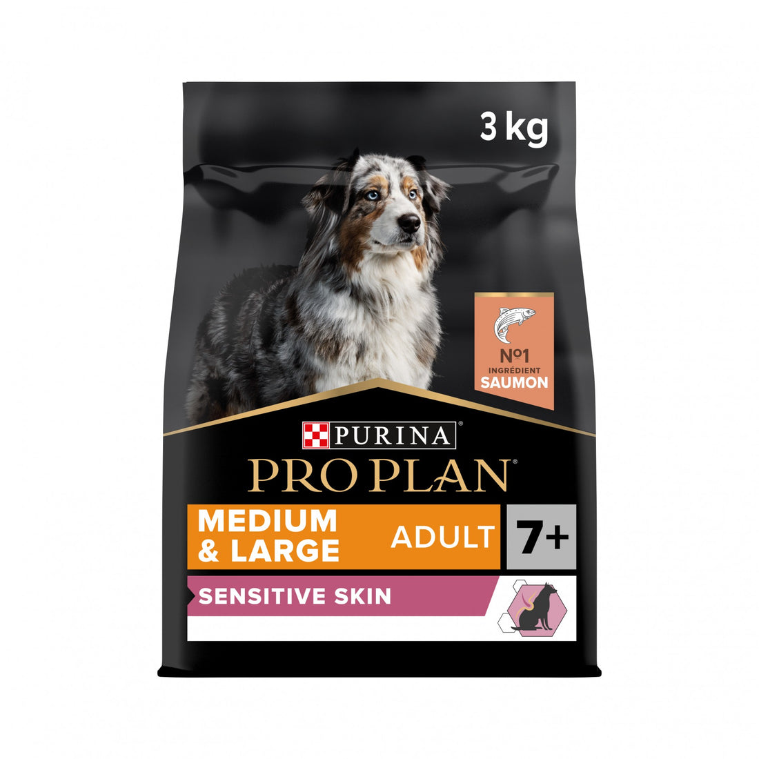 Pro Plan Sensitive Skin Medium &amp; Large Adult au saumon - croquettes chien