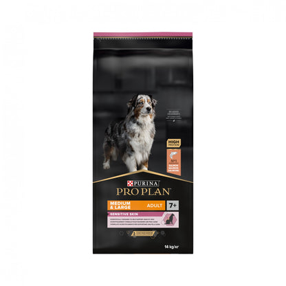 Pro Plan Sensitive Skin Medium &amp; Large Adult au saumon - croquettes chien