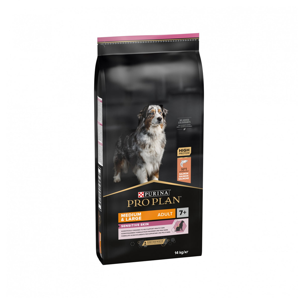 Pro Plan Sensitive Skin Medium &amp; Large Adult au saumon - croquettes chien