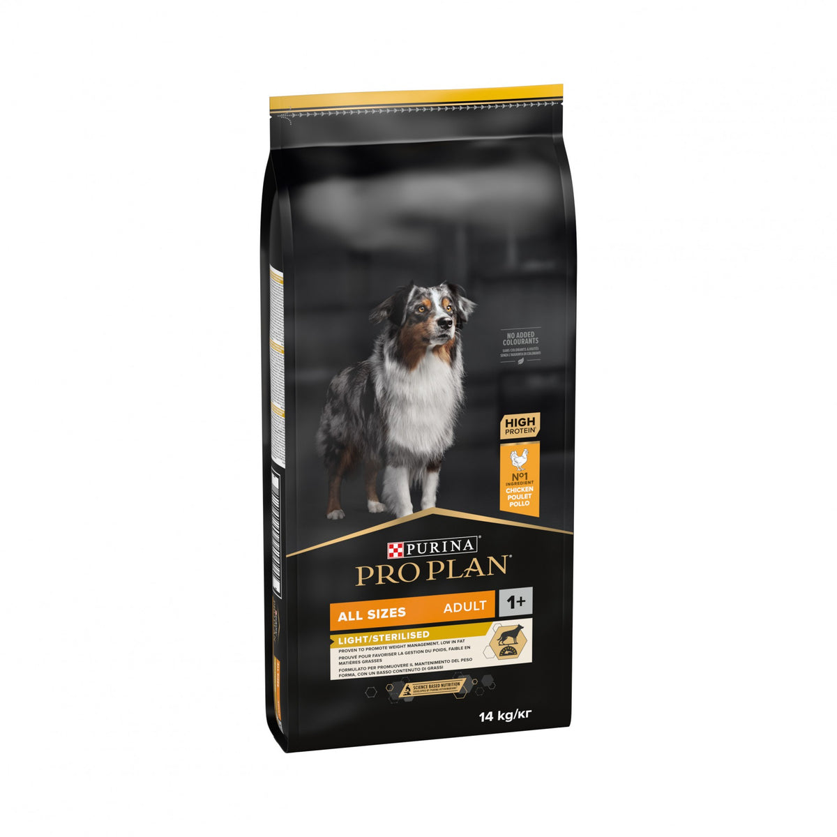 Pro Plan Light/Sterilised All Sizes Adult au poulet - croquettes chien