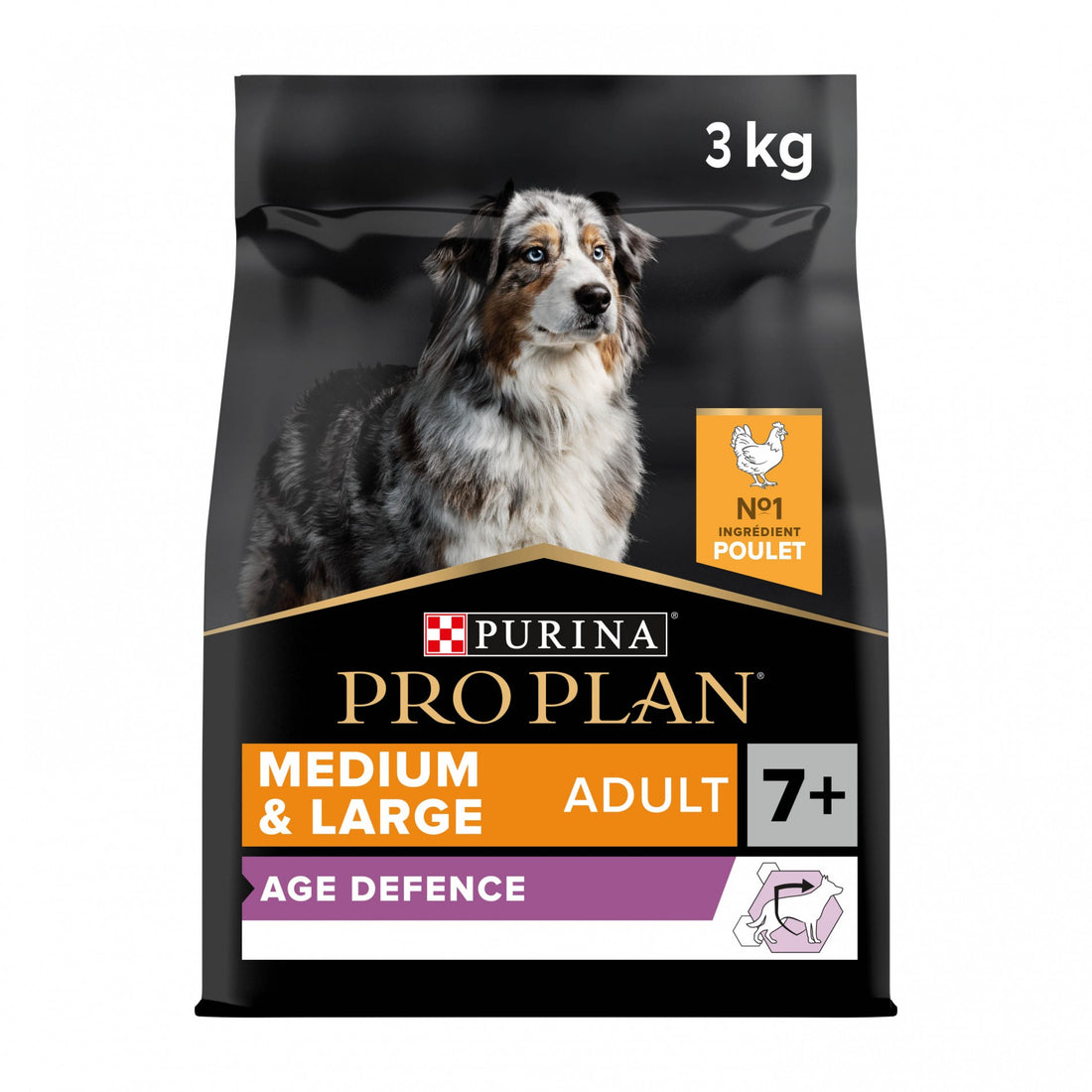 Pro Plan Age Defence Medium &amp; Large Adult au poulet - croquettes chien