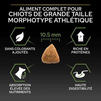 Pro Plan Healthy Start Large Athletic Puppy au poulet - croquettes chiot