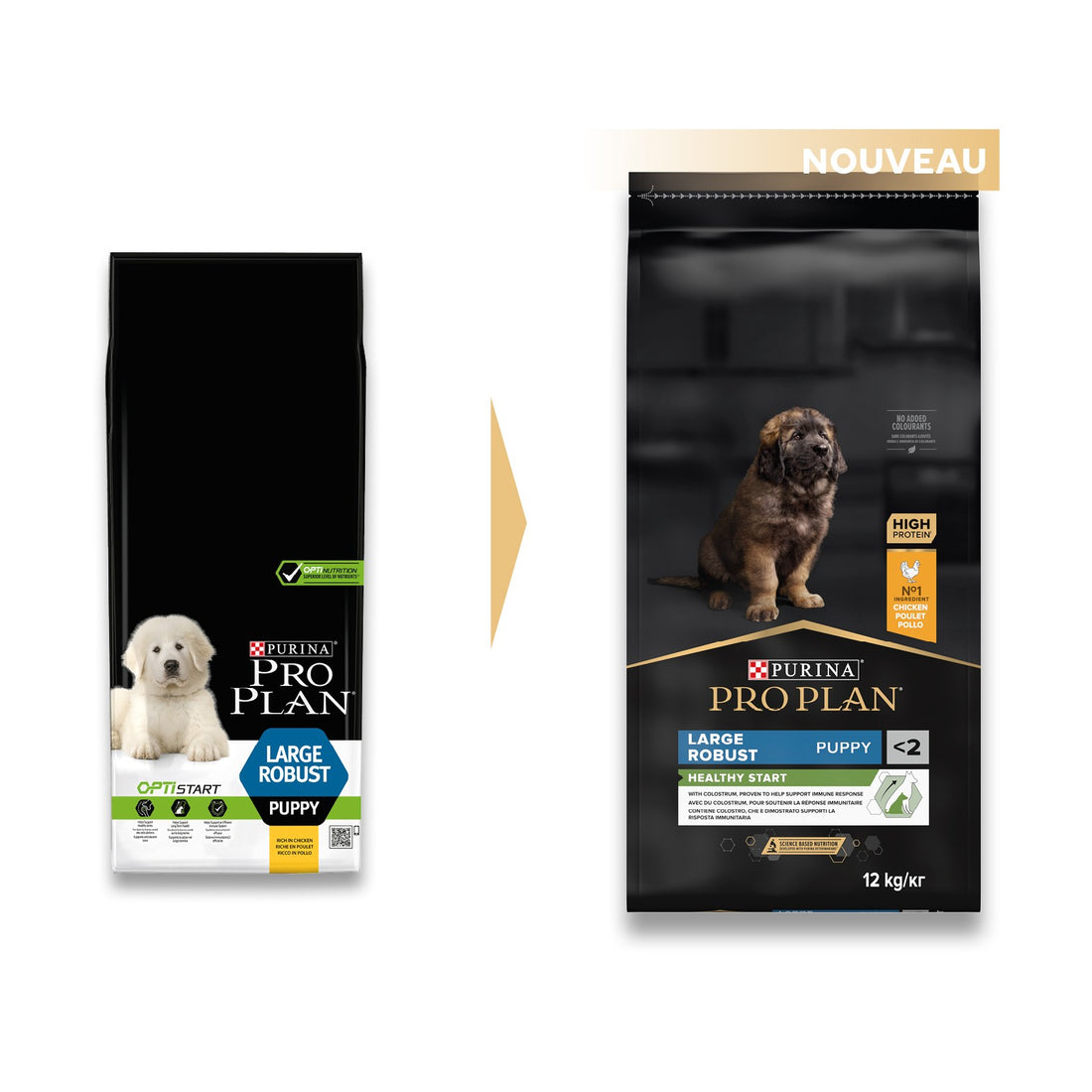 Pro Plan Healthy Start Large Robust Puppy au poulet - croquettes chiot